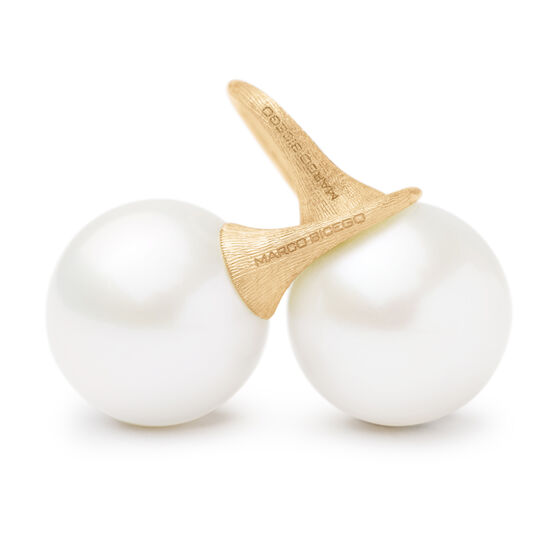 Marco Bicego Africa Yellow Gold and Pearl Earrings OB1653-A PL01 Y  image number 2